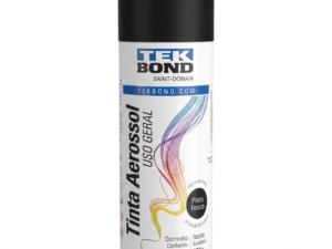 Tinta super color spray preto Tek Bond  350 ml