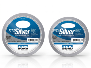 Fita Silver Tape Prata -  Tekbond